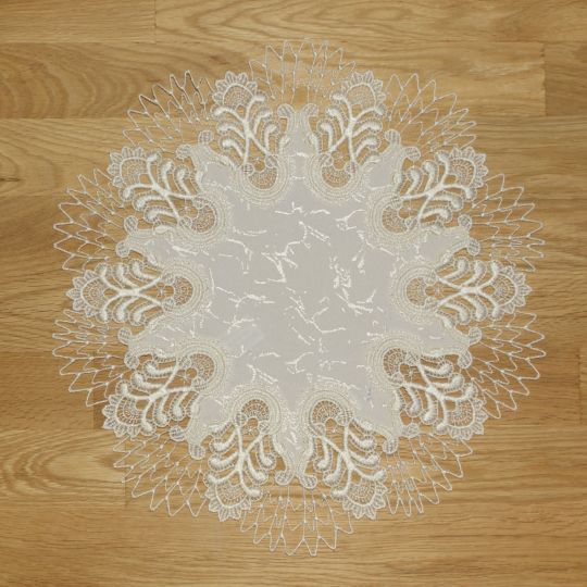 Tischdecke Design Oslo - 36 cm rund Damast E