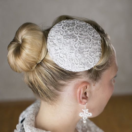 Hütchen Viviana - Creme 