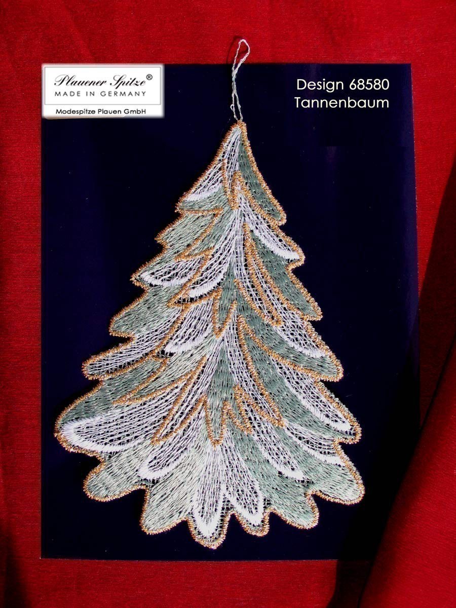 Spitze | Fensterbild Tannenbaum